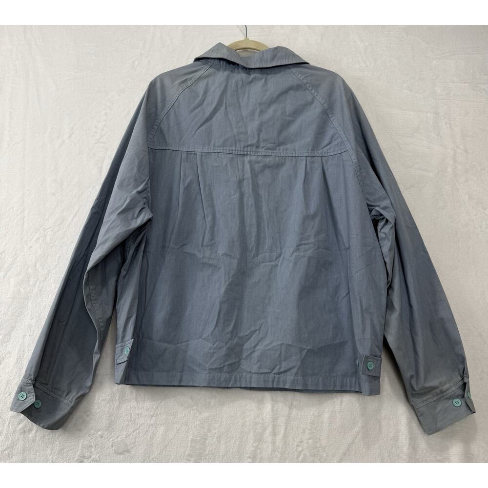 Vintage McGregor Men’s Drizzler Sport Jacket Long Sleeve Zip Solid Blue Size XL - Picture 7 of 11